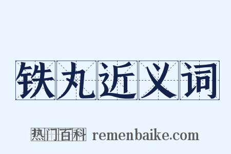 铁丸近义词是什么意思的图片